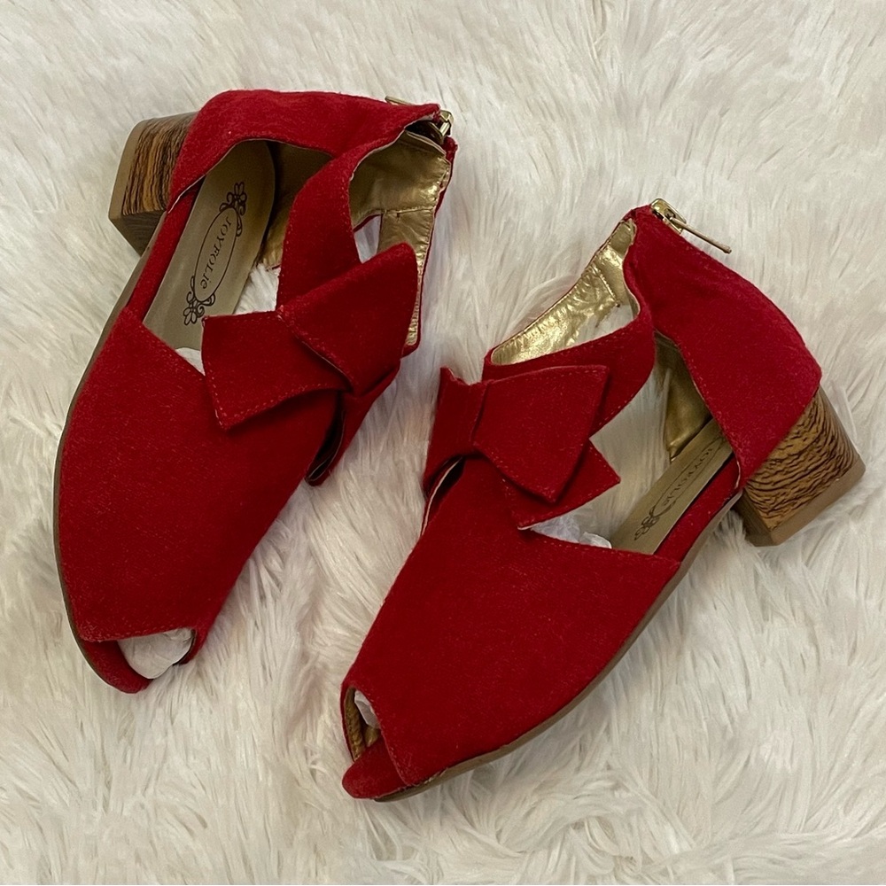 Joyfolie Sophie Crimson red shoes size 12 VGUC - Picture 6 of 6